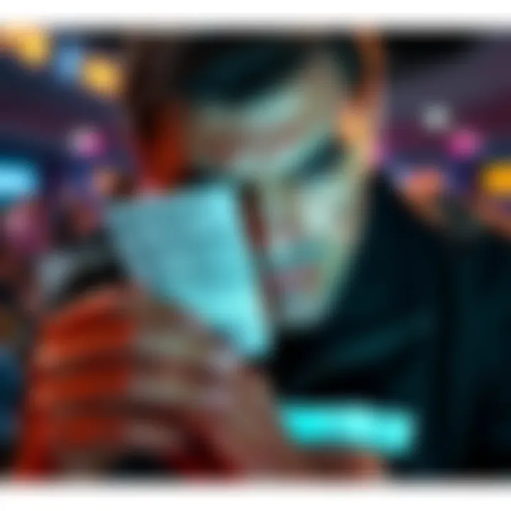 A person with a pained expression, looking at betting slips with losing bets, symbolizing disappointment in sports betting.