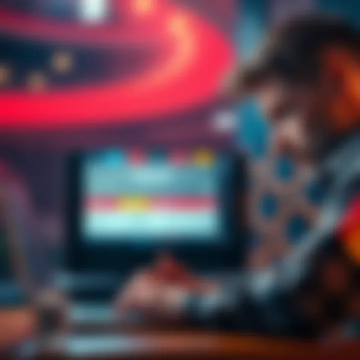 A person looking frustrated at a laptop screen showing a low cashout offer for a Spain betting parlay