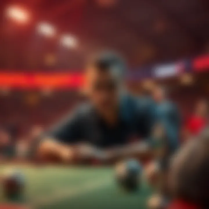 Disappointed bettor after Kavanagh's match A person sitting at a betting table looking upset after losing a bet on Kavanagh's performance