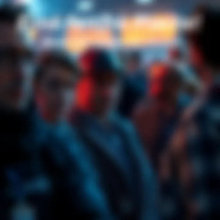 A group of people looking disappointed and discussing an issue together