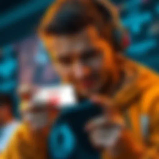 A Platinum IV gamer looks frustrated while holding a $10 bonus notification on his phone, expressing disappointment over the low amount.