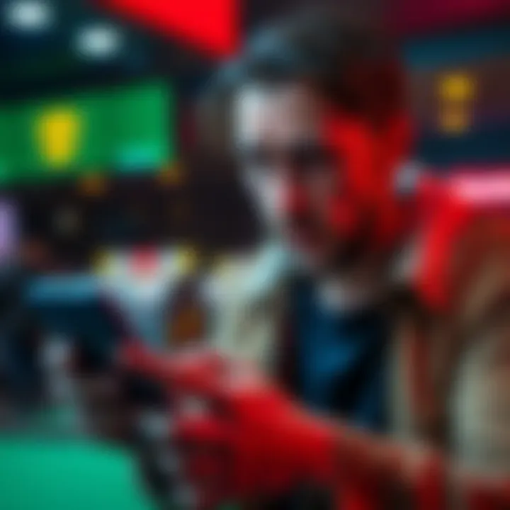 Disappointed person looking at bonus offer A person looking frustrated while checking a bonus offer on their phone, showing disappointment with the low return compared to their bet.