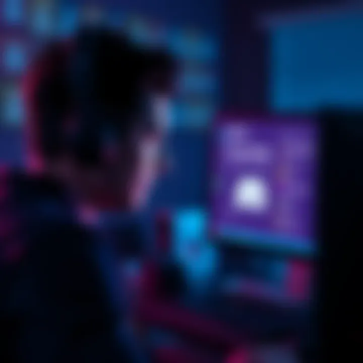 A person looking confused at a computer screen showing Discord rules, trying to access channels.