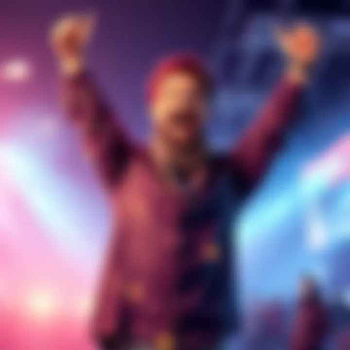 A person celebrating their success after earning $1509 from a $20 investment in a Discord project, showing excitement and happiness.