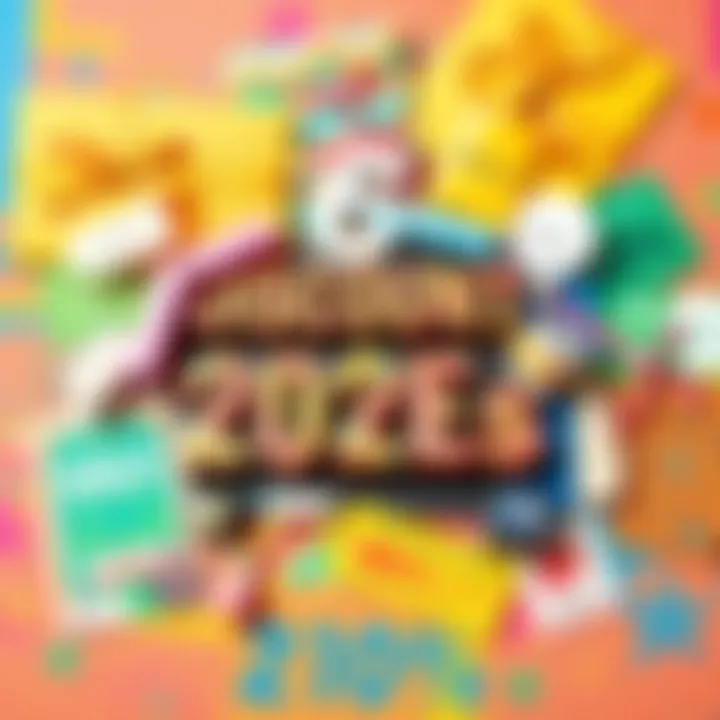 A collage of various discount codes and promotions for 2026 on a colorful background