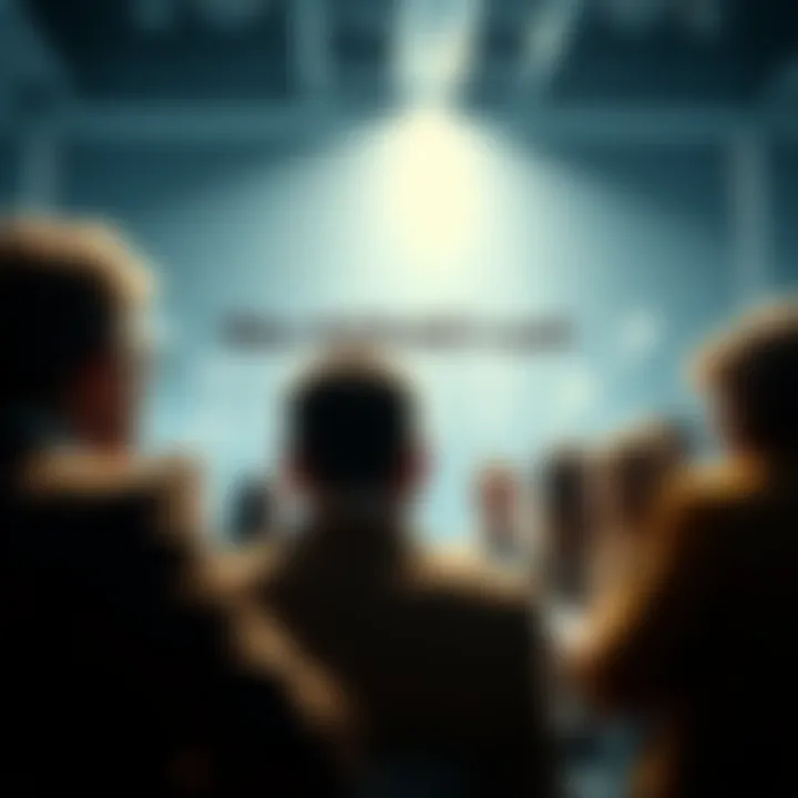 A group of people engaged in a discussion about a bold strategic decision, showing mixed reactions