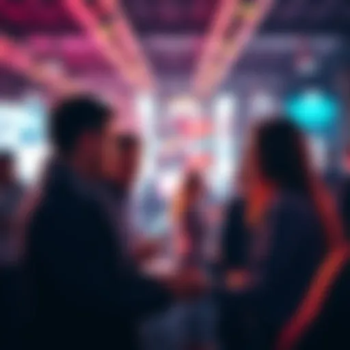 People engaging in a discussion about current topics and trends on social media.