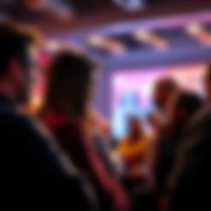 Discussion Forum People sharing their thoughts in a lively discussion