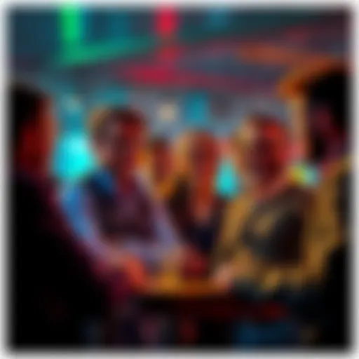 People engaging in a lively conversation sharing new ideas