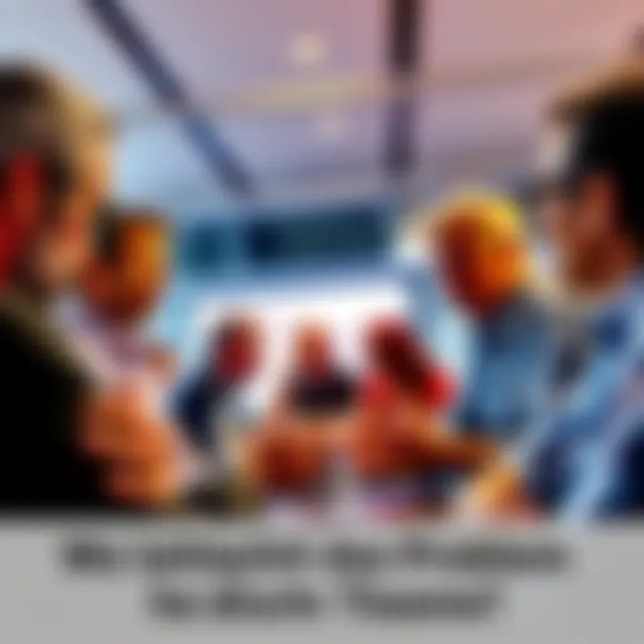 People engaged in a discussion about complex topics, highlighting misunderstandings and confusion.