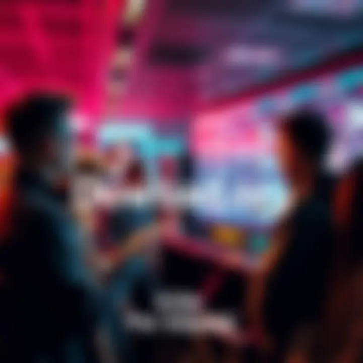 A group of people engaging in discussion on a user board about various topics, showing interest and sharing opinions.