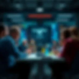 A group of people gathered around a table discussing the concept of Locks, expressing various opinions and viewpoints.