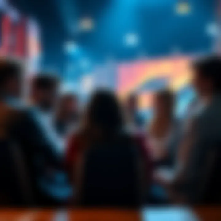 People engaged in a lively debate about the pros and cons of a risky decision