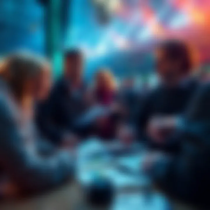 People discussing enhancements to Parlay bets with notes and charts