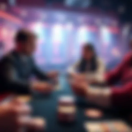 A visual showing players using the Hi-Lo card counting system in a Double Deck game, highlighting the strategy involved.
