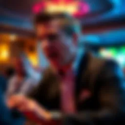 Doug Polk passionately discussing issues in the poker community at an event