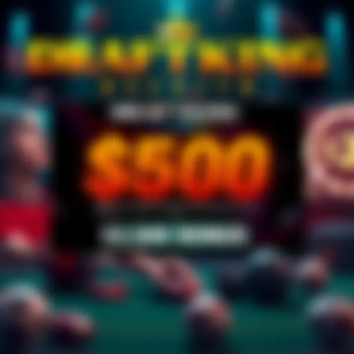 Draftking Deposit Bonus Promotion A promotional graphic showing a $500 bonus for a $2500 deposit on Draftking, with gaming elements in the background.