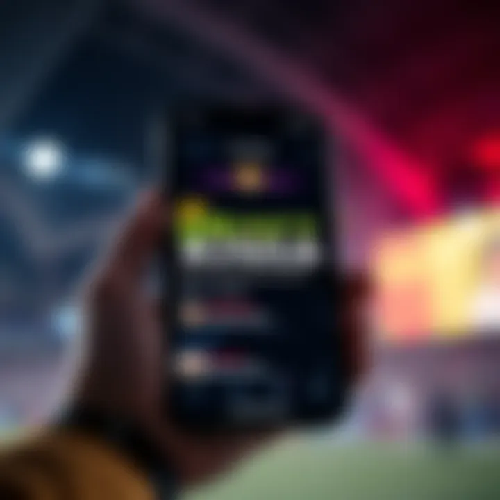 A smartphone displaying the DraftKings app with visible interface changes, showing user complaints and concerns.