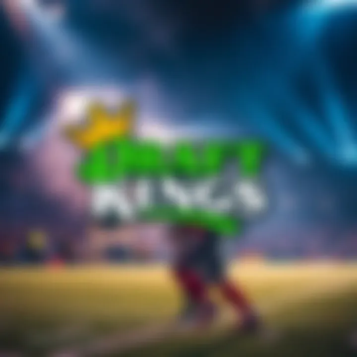 A graphic showing DraftKings logo with a sports player being helped off the field due to an injury, symbolizing the Early Exit bet refund feature.
