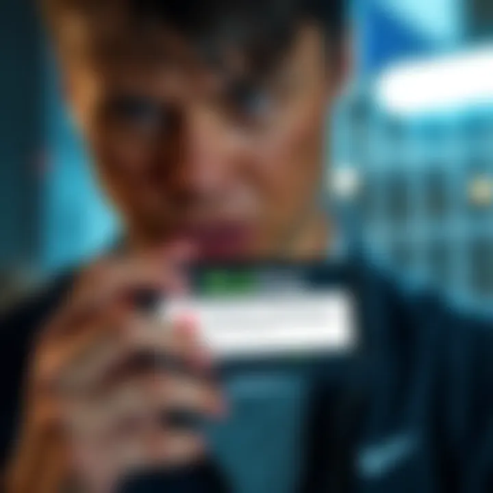 A frustrated player showing a smartphone with a DraftKings error message, depicting his disappointment over a failed bet placement despite having enough balance.