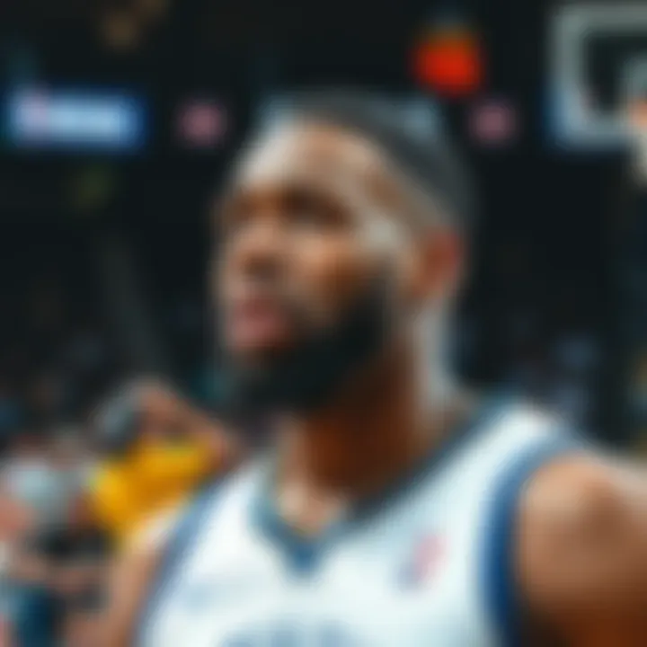 Draymond Green looks frustrated on the court after a game