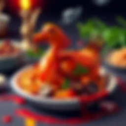 Illustration of a duck dish with casino elements, showcasing tips for playing Duck Ragu.