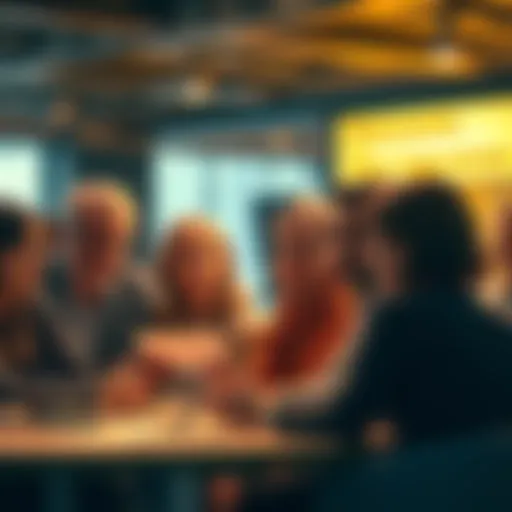 A group of people discussing unexpected changes after receiving early payments, showing surprise and concern.