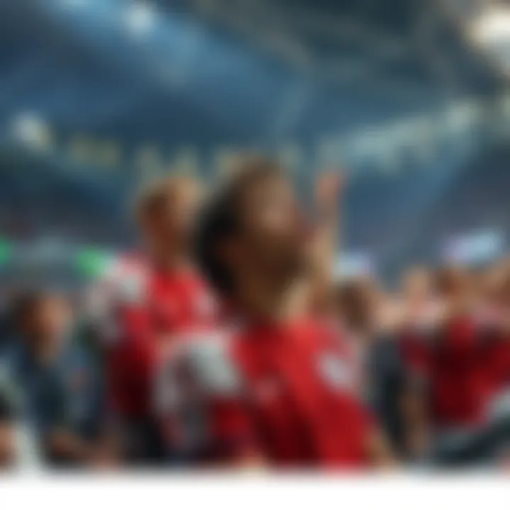 A sports game being stopped abruptly, with players showing surprise and audience reactions of confusion and disappointment.