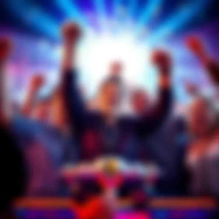 Eddie joyfully celebrating his 130x win at a gaming platform with friends