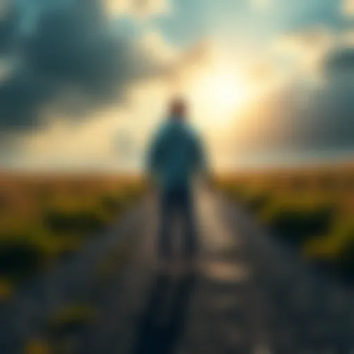 A person standing on a path, looking ahead with determination, symbolizing seizing personal opportunities.