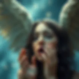 Emotional plea to Angel A person expressing deep emotional concern and desperation in a heartfelt message to Angel.