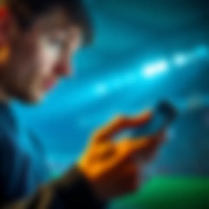 A person looking worried while checking their empty betting account on a smartphone after losing money on football bets.