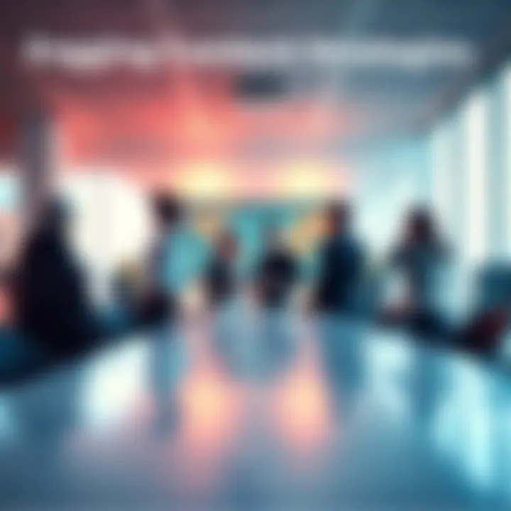 Engaging Content Strategies A group of people discussing content strategies in a bright meeting room