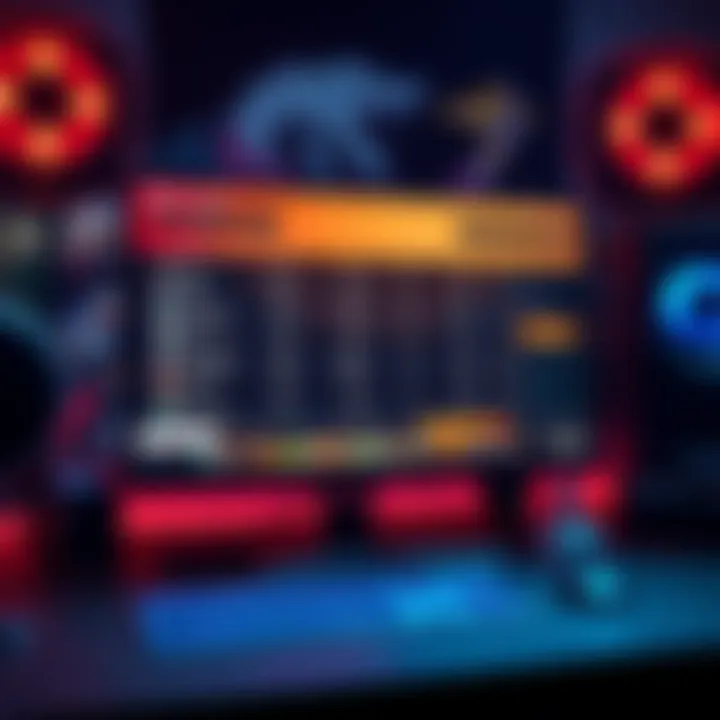 A computer screen displaying esports betting odds with quick updates for games like Counter-Strike.