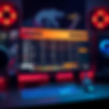 Esports Betting Updates A computer screen displaying esports betting odds with quick updates for games like Counter-Strike.