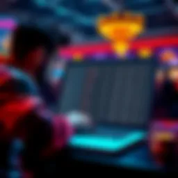 A person analyzing a list of crypto casinos on a laptop, focusing on trust indicators like licensing and payout times.