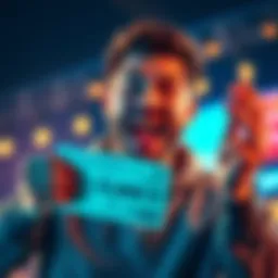 A person with a big smile placing a $5 bet on an 8-fold parlay at FanDuel, representing excitement and risk in sports betting.