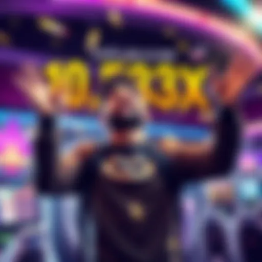 Excited player celebrating a big win A joyful player celebrating after hitting a massive 10,533x multiplier in their favorite game