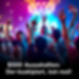 Excited players celebrating a cash prize Group of happy players celebrating after winning a cash prize.