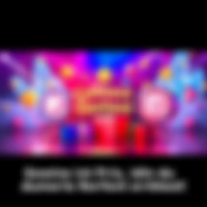 Exciting Contest Announcement A colorful graphic showing a contest invitation with prizes and engagement symbols, inviting people to participate and guess the content.