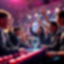 Players celebrating small wins while playing a game