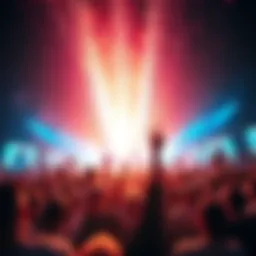 A vibrant scene showcasing a crowd celebrating with excitement and energy, representing thrilling news that captivates the community.