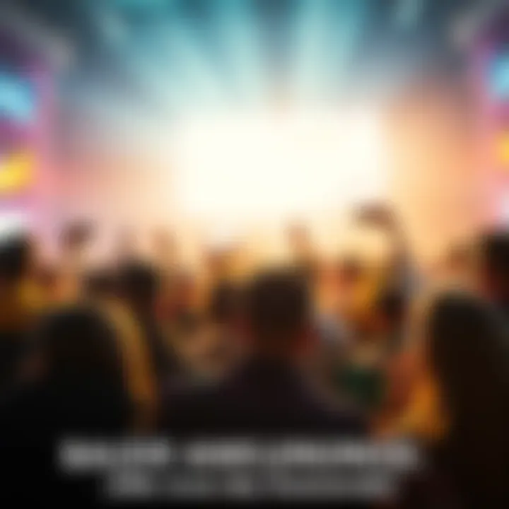 People eagerly waiting for an announcement with anticipation and excitement