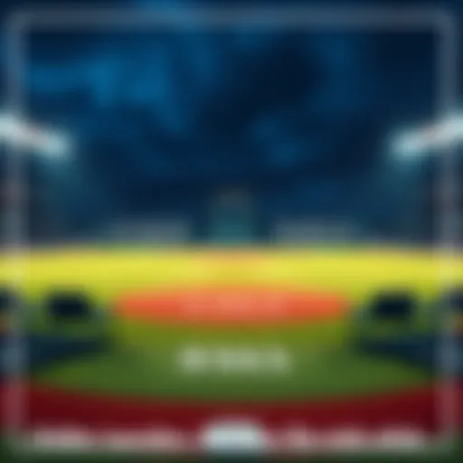 A baseball field with players ready for a game, displaying excitement for a special early offer.