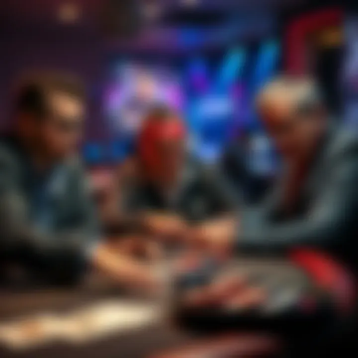 Sammy Farha, Jamie Gold, and Barry Greenstein at a poker table, showcasing intense gameplay and focus