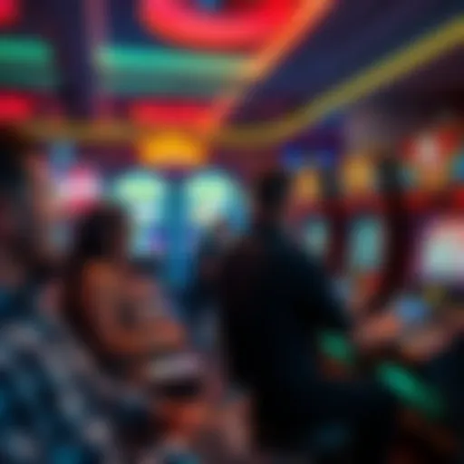 Players engaging with OG Le Bandit and Le Zeus slot machines at a casino.