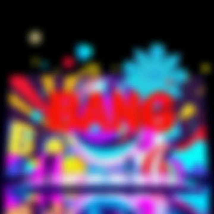 A vibrant collage representing the BANG trend in 2026, showcasing energetic colors and innovative designs.