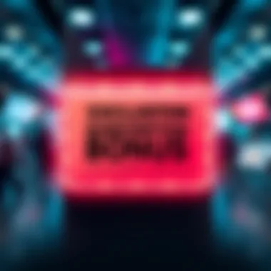A bright graphic showing an alert for a new subscription bonus available soon