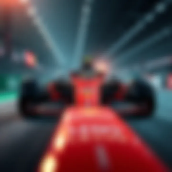 A graphic representing a winning Formula 1 betting strategy with a focus on a 6er Parlay bet.