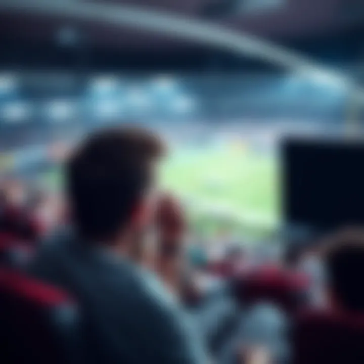 Failed Pass Attempt A frustrated person watching a football game on TV after a failed pass attempt ruins their betting ticket